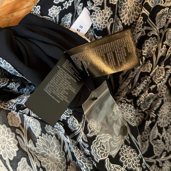 NWOT Reiss Navy Floral Dress - Picture 13 of 14